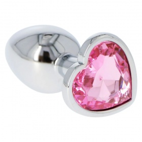 Plug anale heart jewel (Small) Pink